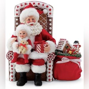 Department 56 Possible Dreams Santa Christmas Traditions Gingerbread Chair